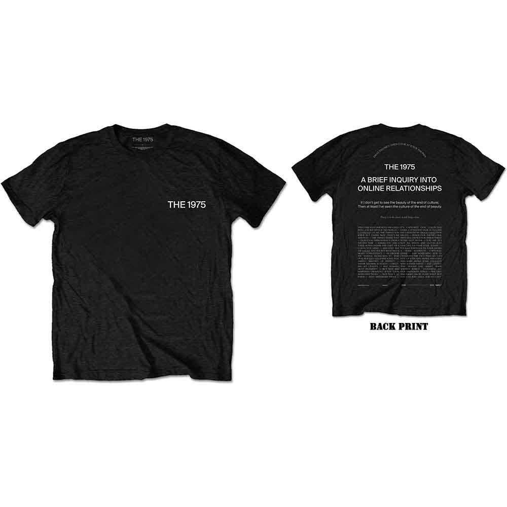 The 1975 Unisex T-Shirt: ABIIOR Welcome Welcome (Black) (Back Print)