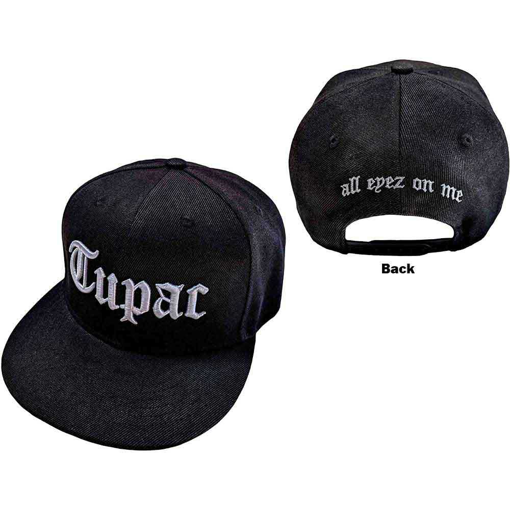 Tupac Unisex Snapback Cap: All Eyez (Black)