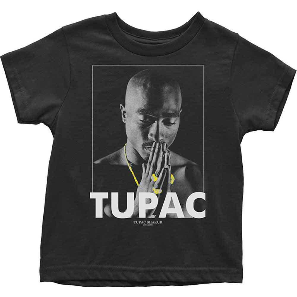 Tupac Kids Toddler T-Shirt: Praying (Black)
