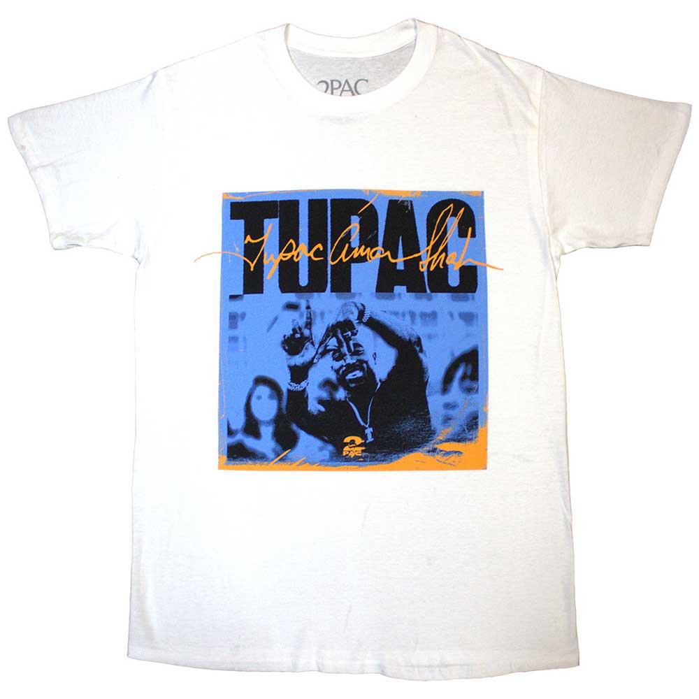 Tupac Unisex T-Shirt: LA Sign (White)