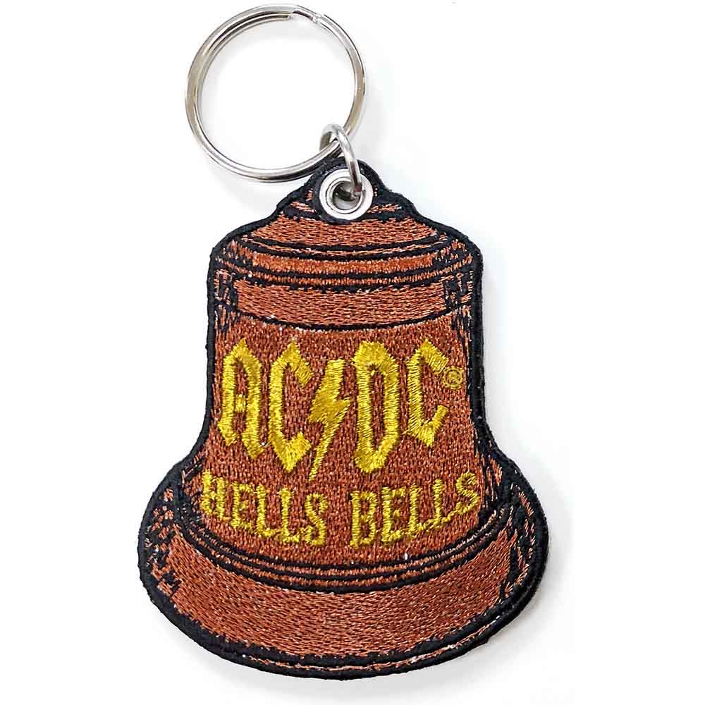 AC/DC Patch Keychain: Hells Bells (Double Sided)