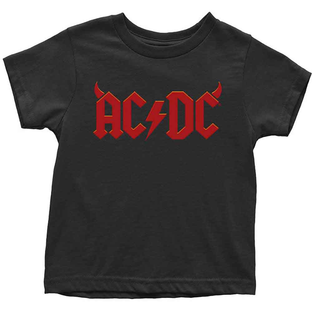 AC/DC Kids Toddler T-Shirt: Horns (Black)