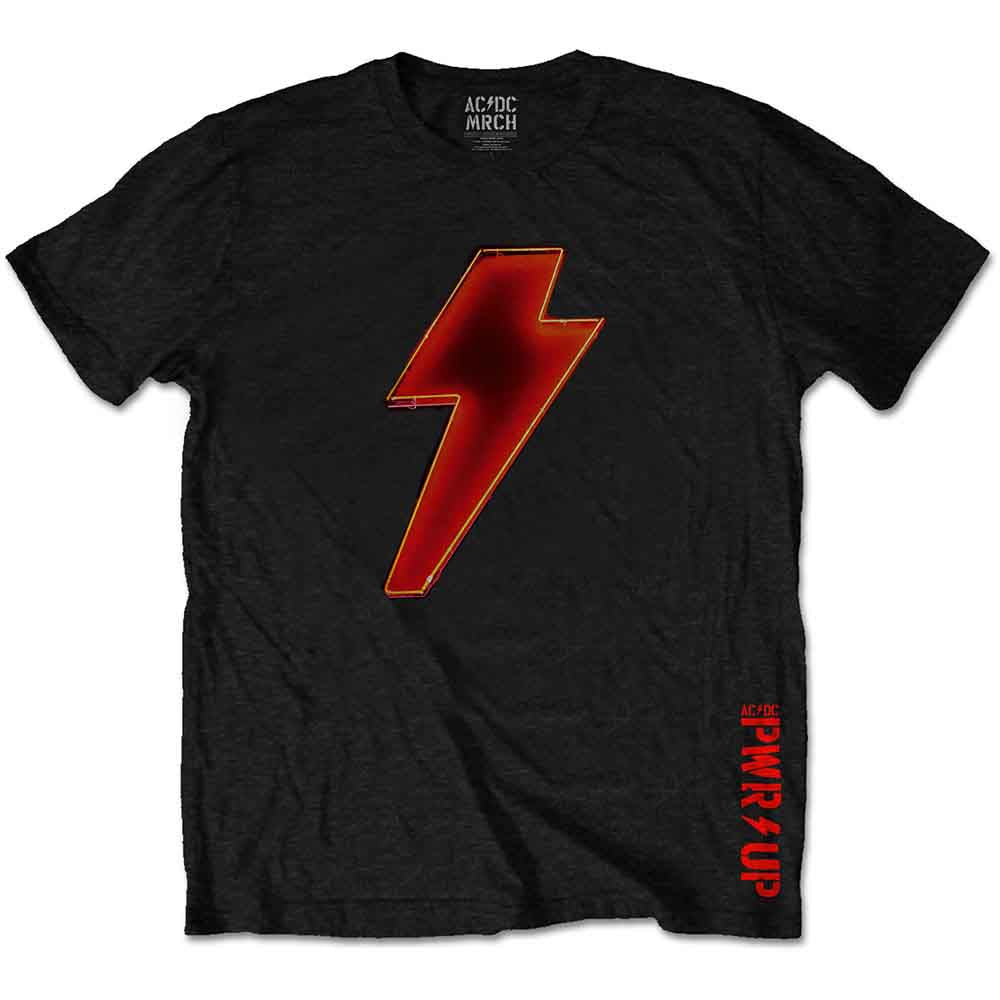 AC/DC Unisex T-Shirt: Bolt Logo (Black)
