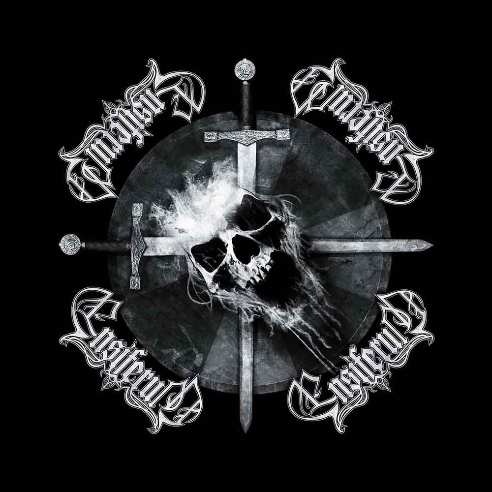 Ensiferum Unisex Bandana: Skull (Black)