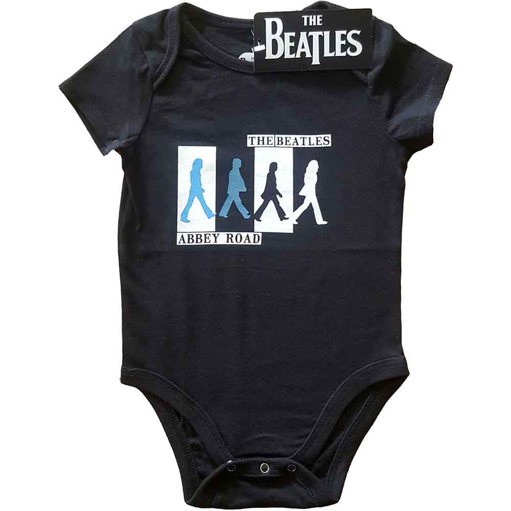 The Beatles Kids Baby Grow: Abbey Road Colours Crossing (Black)