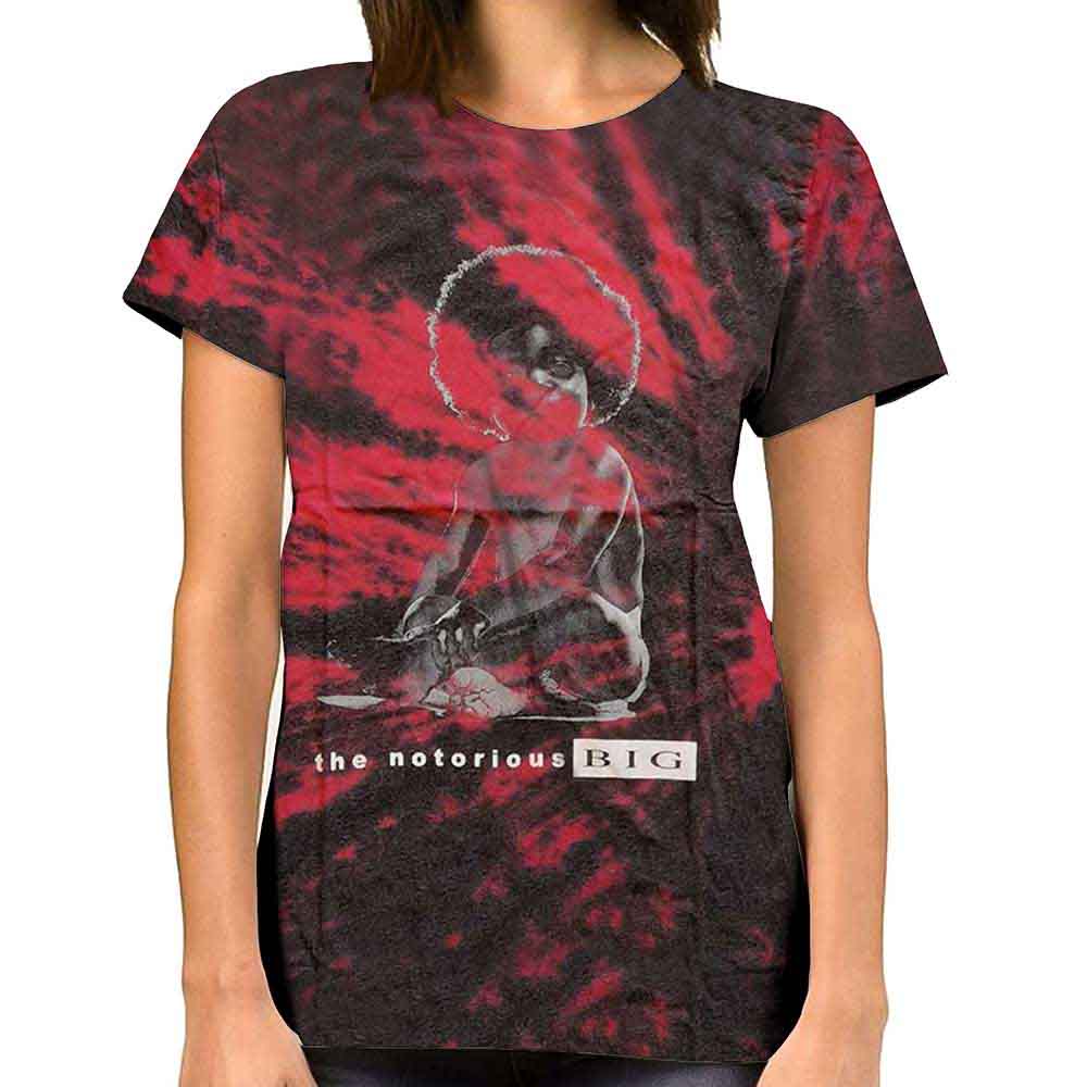 Biggie Smalls Unisex T-Shirt: Baby Biggie (Red) (Wash Collection)