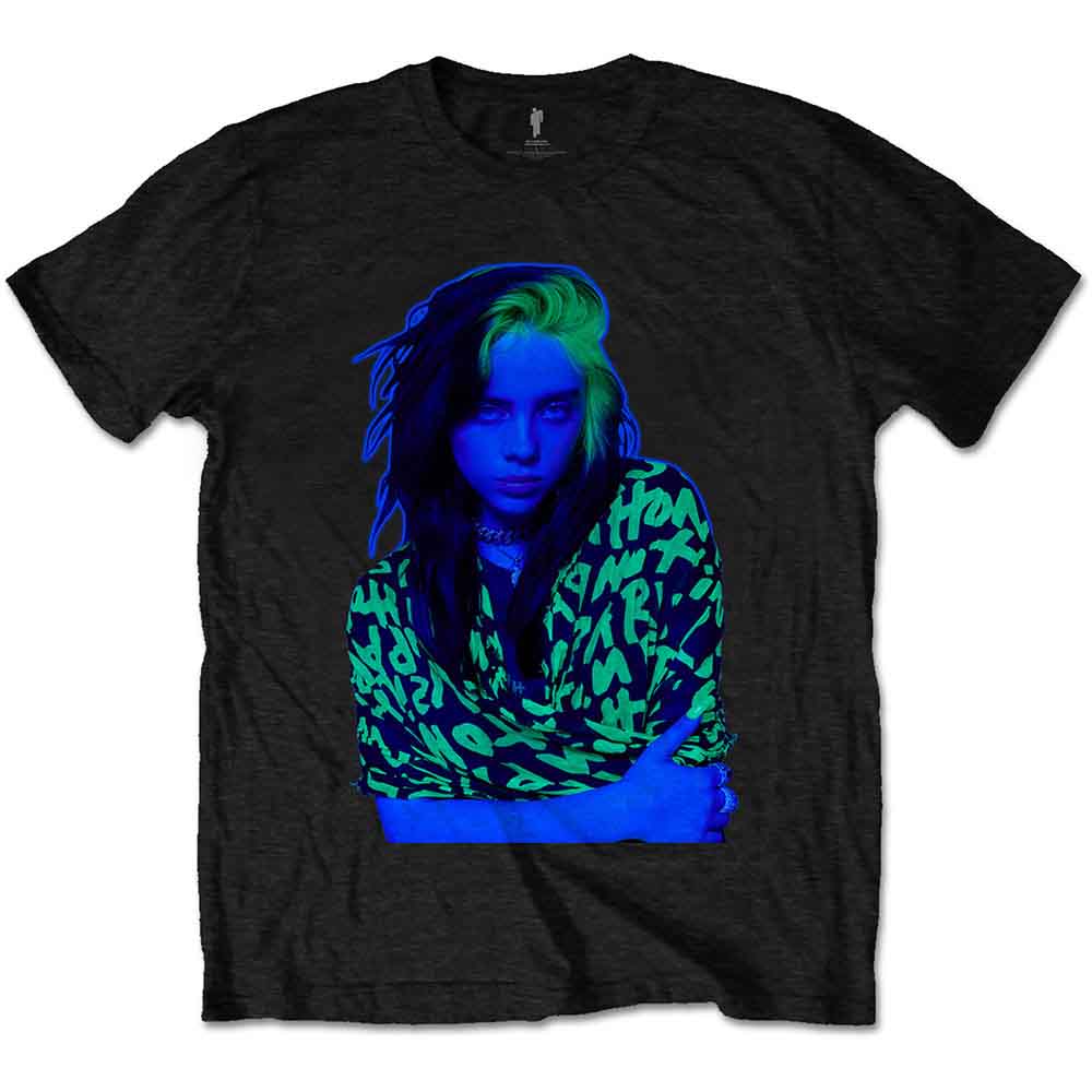 Billie Eilish Unisex T-Shirt: Press Photo (Black)