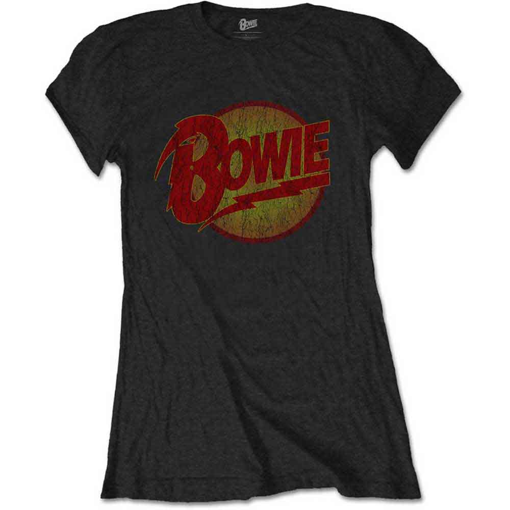 David Bowie Ladies T-Shirt: Diamond Dogs Vintage (Black)