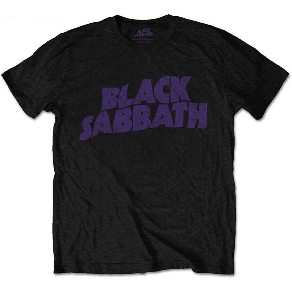 Black Sabbath Kids Retail Pack T-Shirt: Wavy Logo (Black) (11-12 Years)