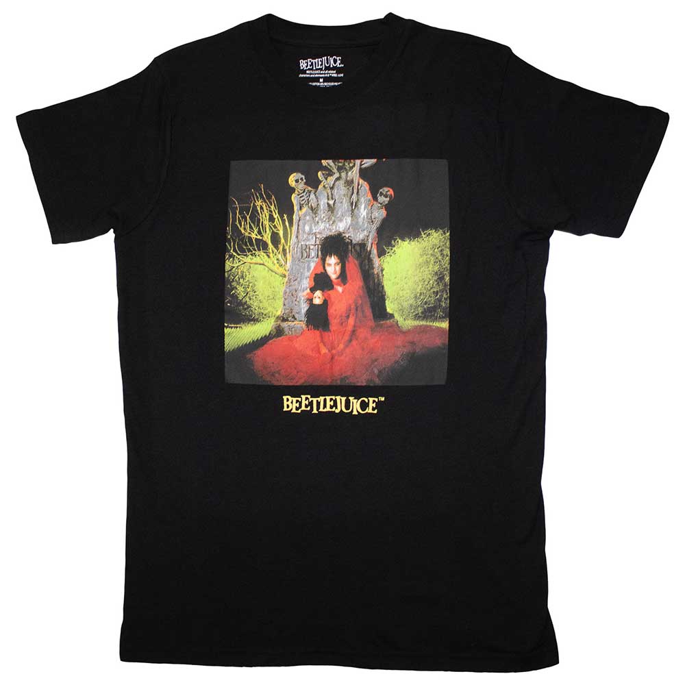Beetlejuice Unisex T-Shirt: Lydia Grave (Black)
