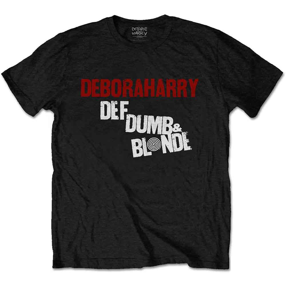 Debbie Harry Unisex T-Shirt: Def, Dumb & Blonde (Black)