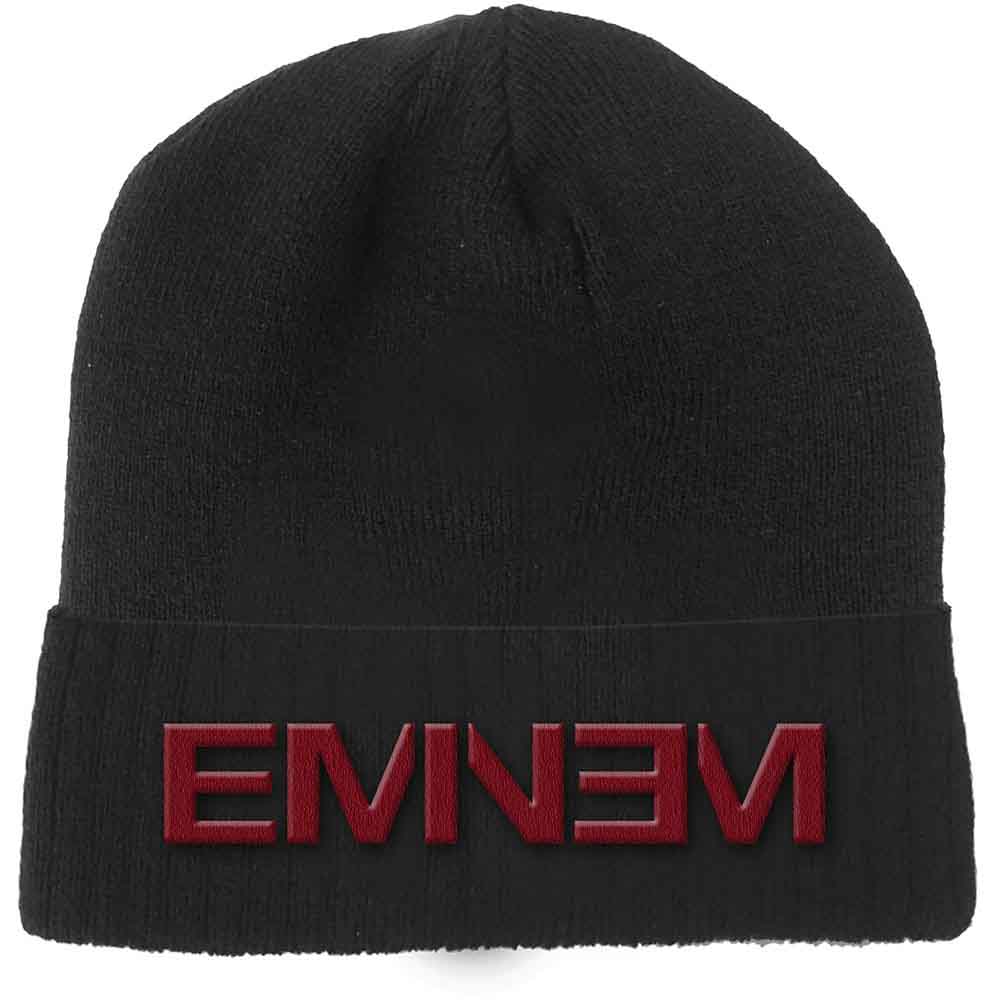 Eminem Unisex Beanie Hat: Logo (Black)