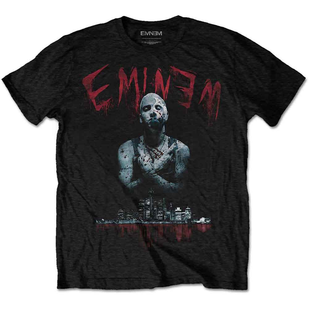 Eminem Unisex T-Shirt: Bloody Horror (Black)