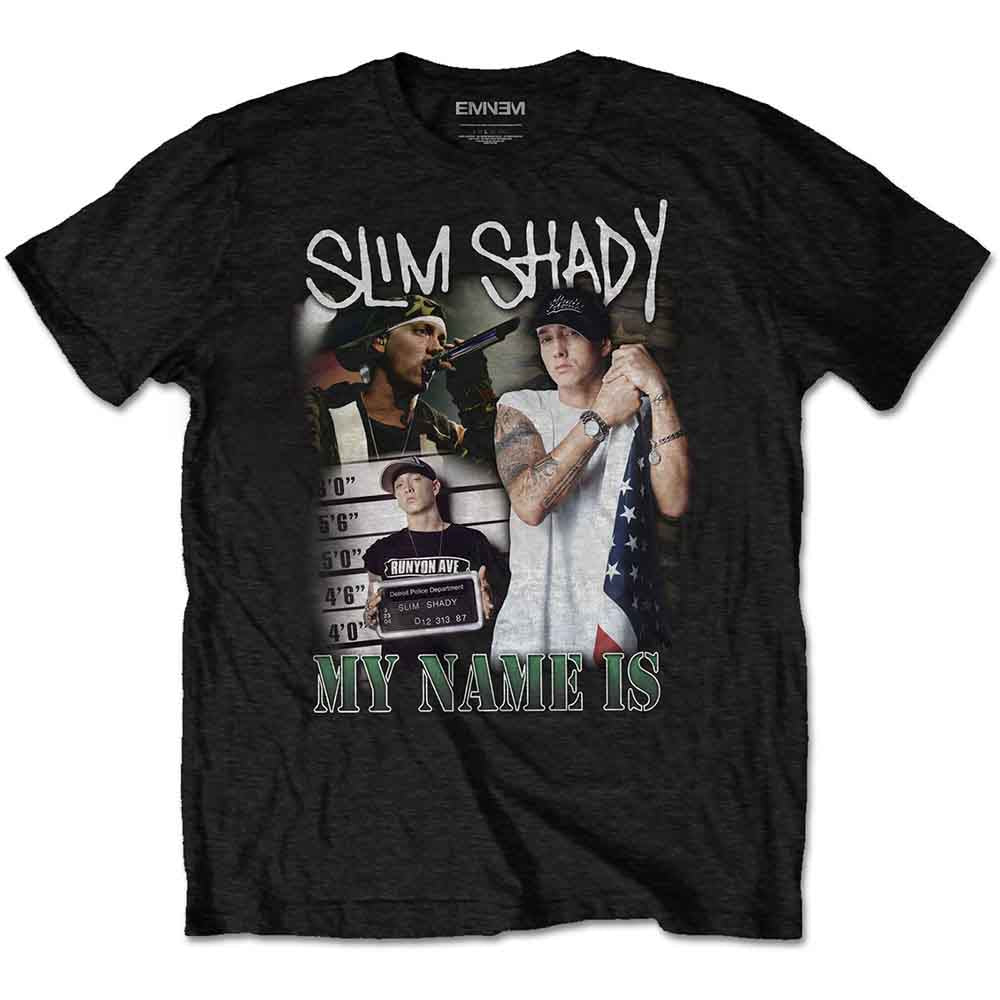 Eminem Unisex T-Shirt: My Name is Homage (Black)