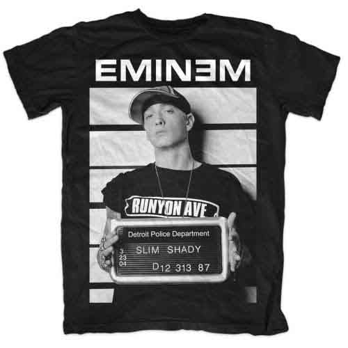 Eminem Unisex T-Shirt: Arrest (Black)