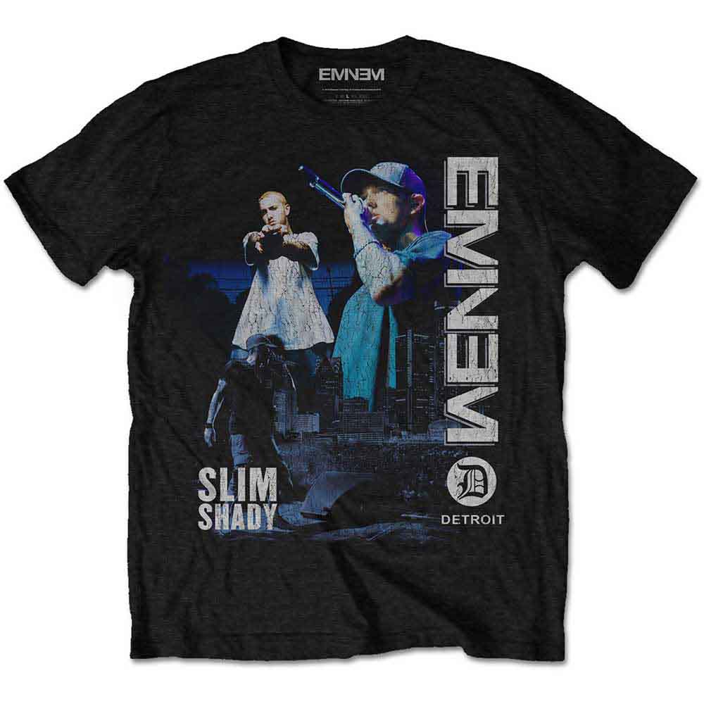 Eminem Unisex T-Shirt: Detroit (Black)