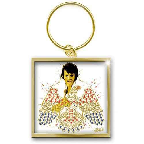 Elvis Presley Keychain: American Eagle (Photo Print)