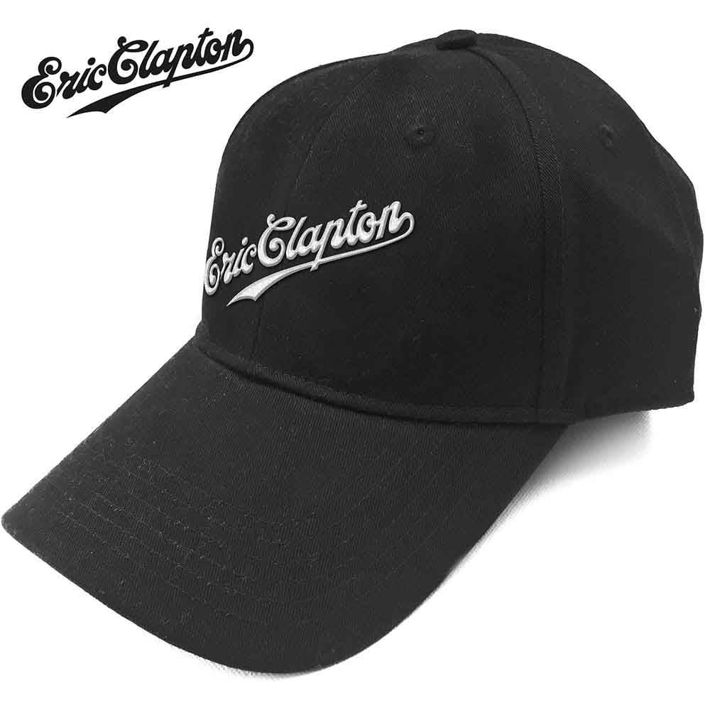 Eric Clapton Unisex Baseball Cap: Script Logo (Black)
