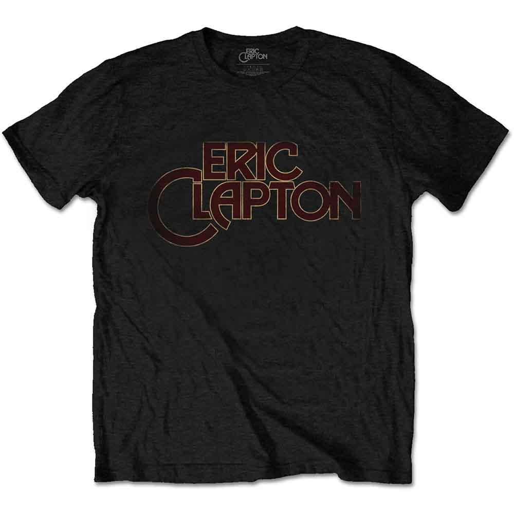 Eric Clapton Unisex T-Shirt: Big C Logo (Black)