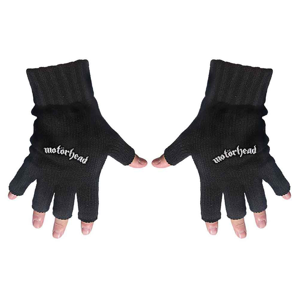 Motorhead Unisex Fingerless Gloves: Logo (Black)
