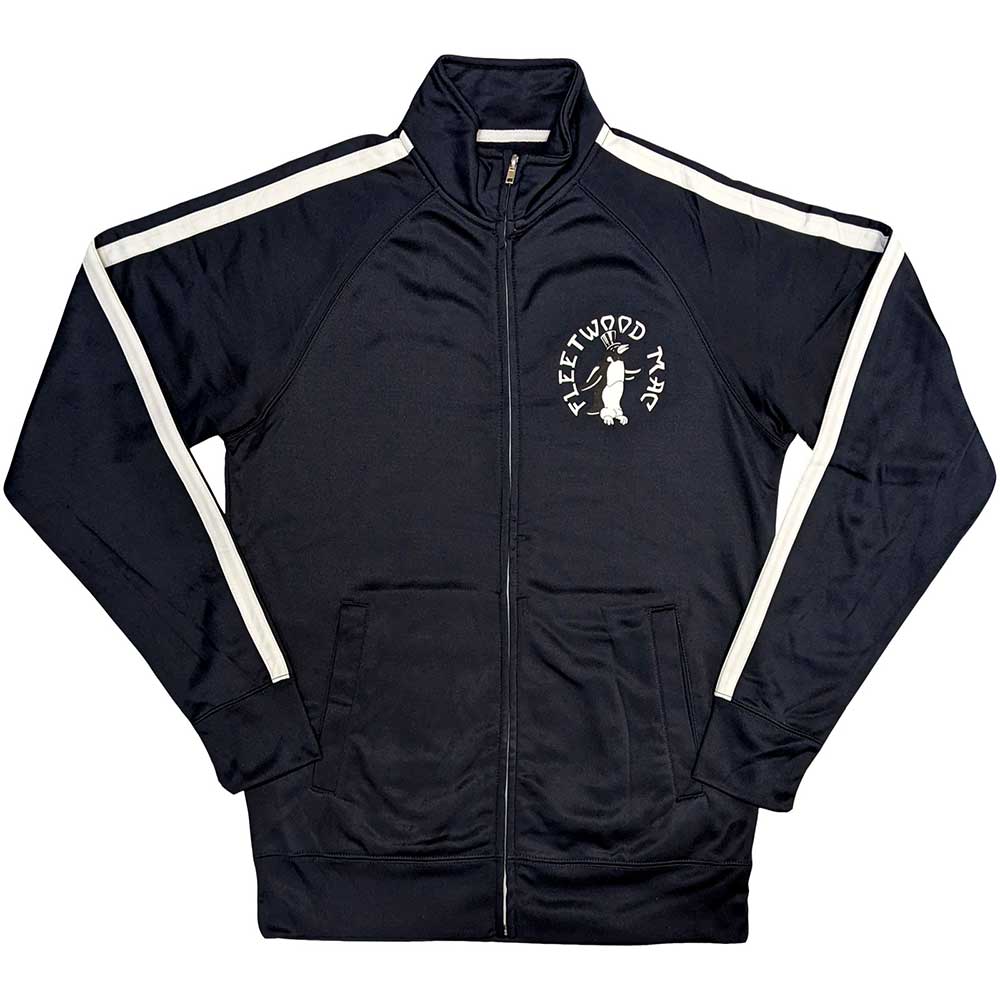Fleetwood Mac Unisex Tracksuit Jacket: Penguin (Navy Blue) (Ex-Tour) (XX-Large)