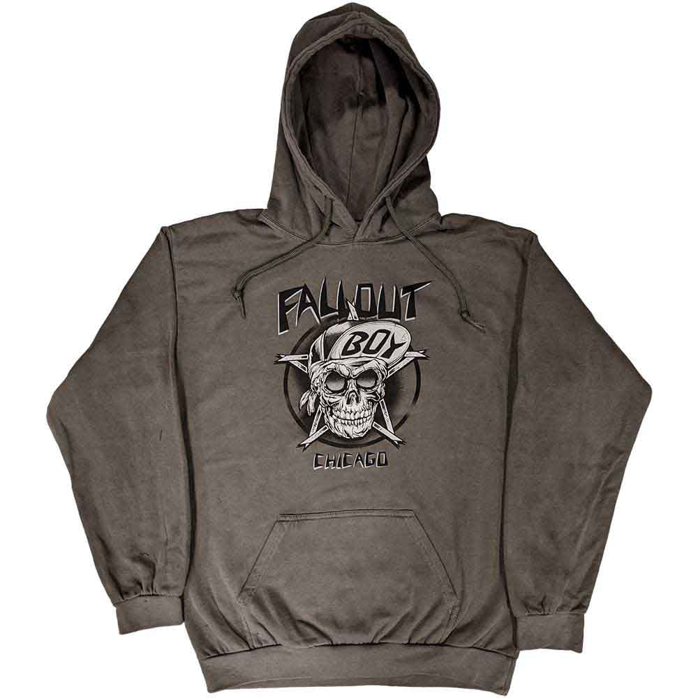 Fall Out Boy Unisex Pullover Hoodie: Suicidal (Charcoal Grey)