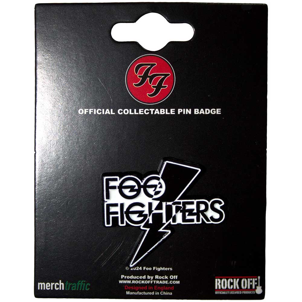 Foo Fighters Pin Badge: Flash Logo