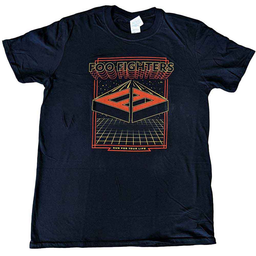 Foo Fighters Unisex T-Shirt: Run (Black) (Ex-Tour) (Small)