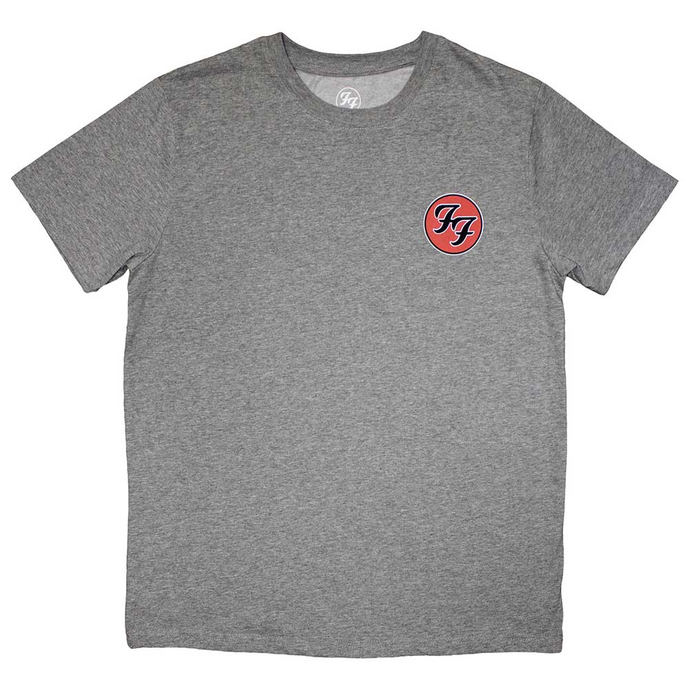 Foo Fighters Unisex T-Shirt: Mini FF Logo (Grey)