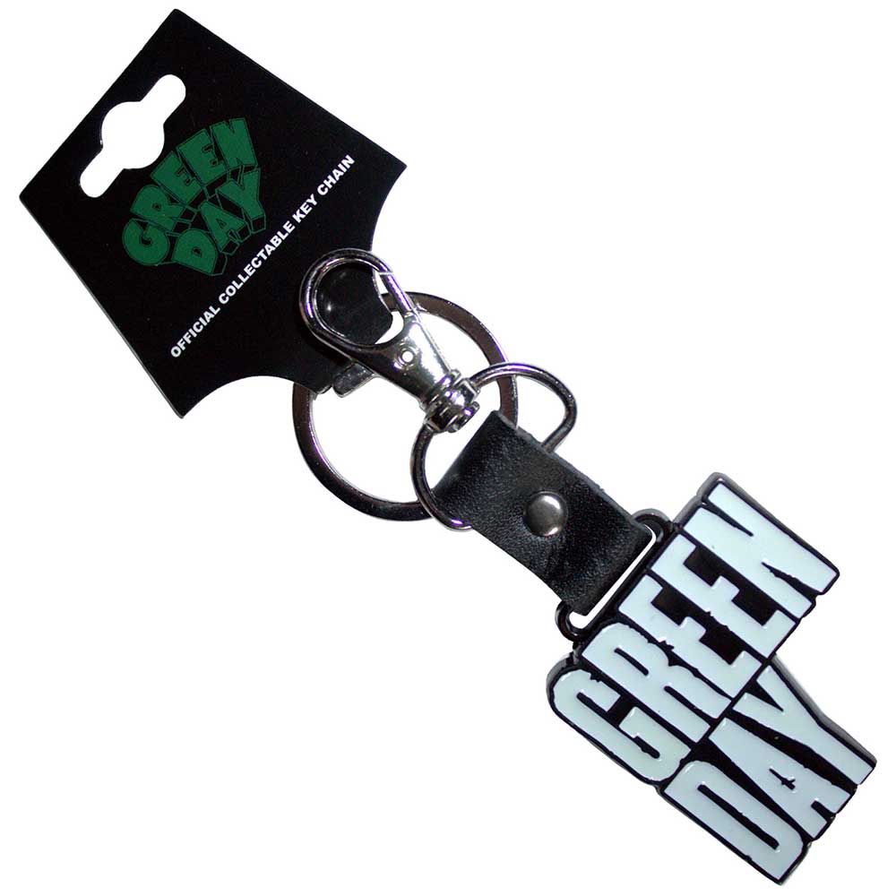 Green Day Keychain: Stacked Logo (Glow-in-the-Dark)