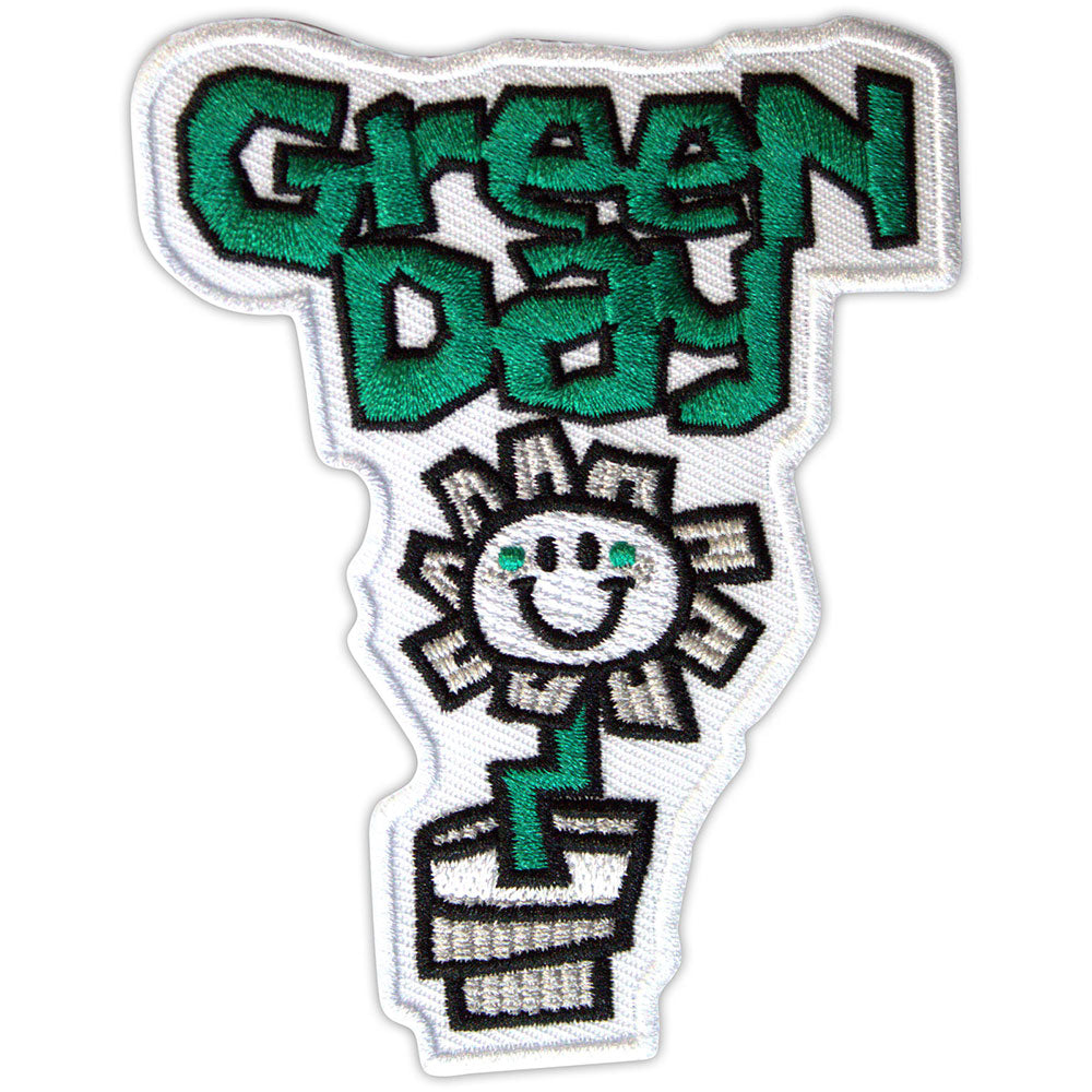 Green Day Standard Patch: Flower Pot