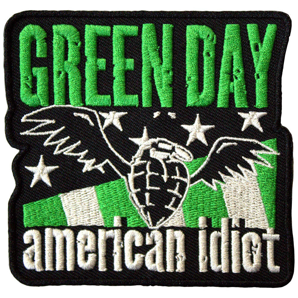 Green Day Standard Patch: American Idiot Wings