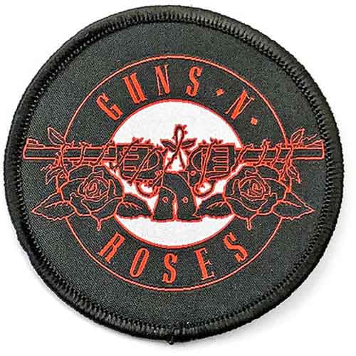 Guns N' Roses Standard Patch: Red Circle Logo
