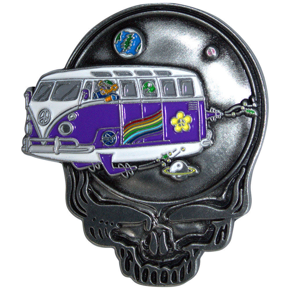 Grateful Dead Pin Badge: Space Your Face Bus