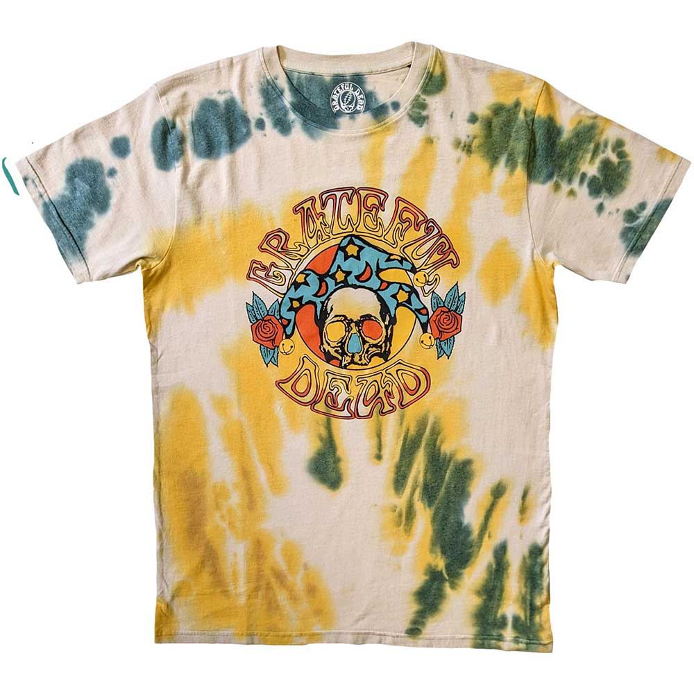 Grateful Dead Unisex T-Shirt: Jester (Natural) (Wash Collection)