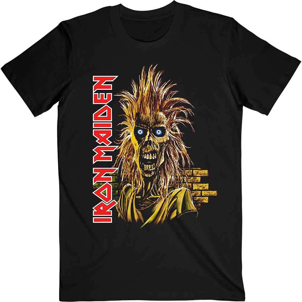 Iron Maiden Unisex T-Shirt: First Album 2 (Black)