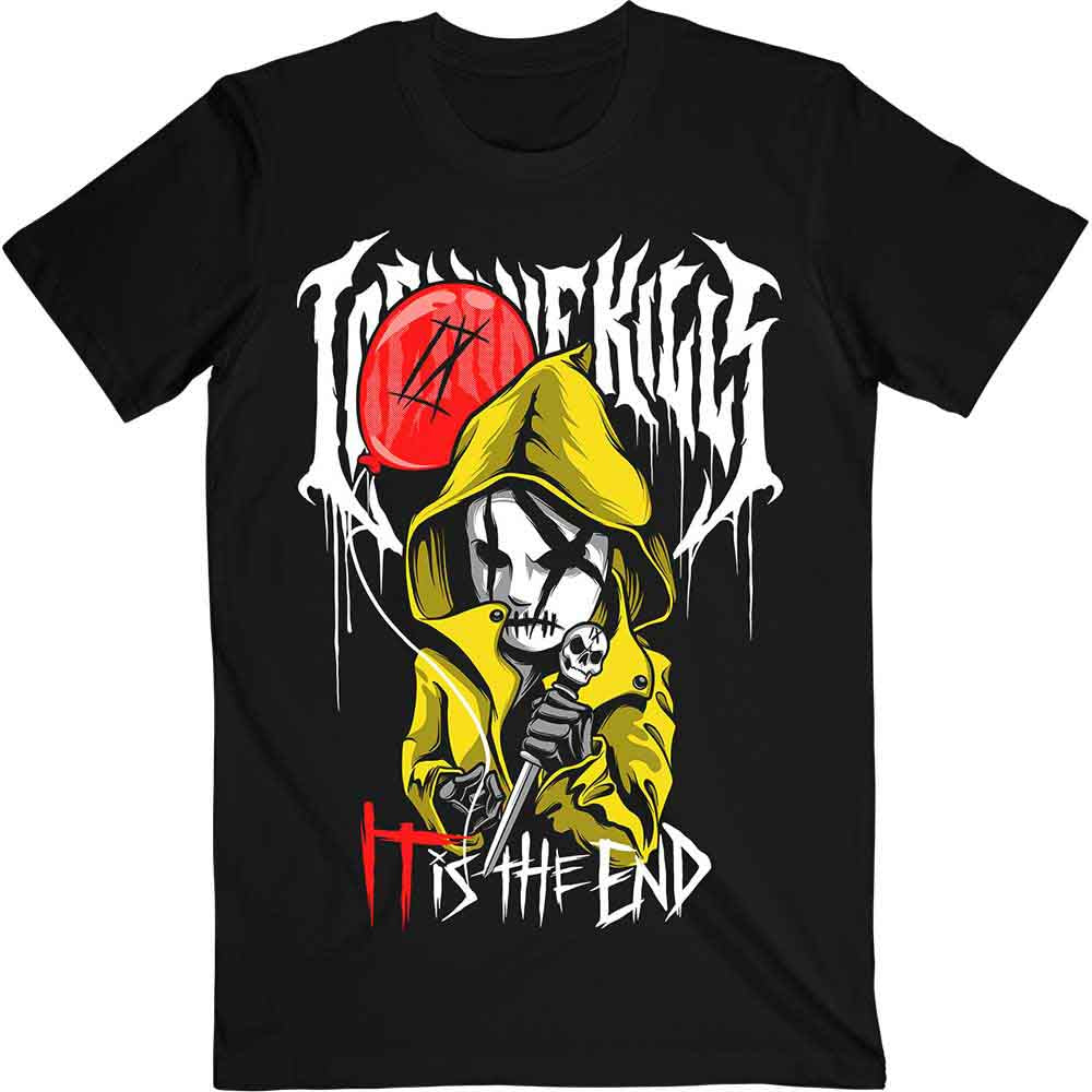 Ice Nine Kills Unisex T-Shirt: Yellow Coat (Black) (Large)