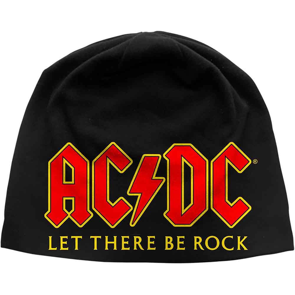 AC/DC Unisex Beanie Hat: Let There Be Rock (Black)