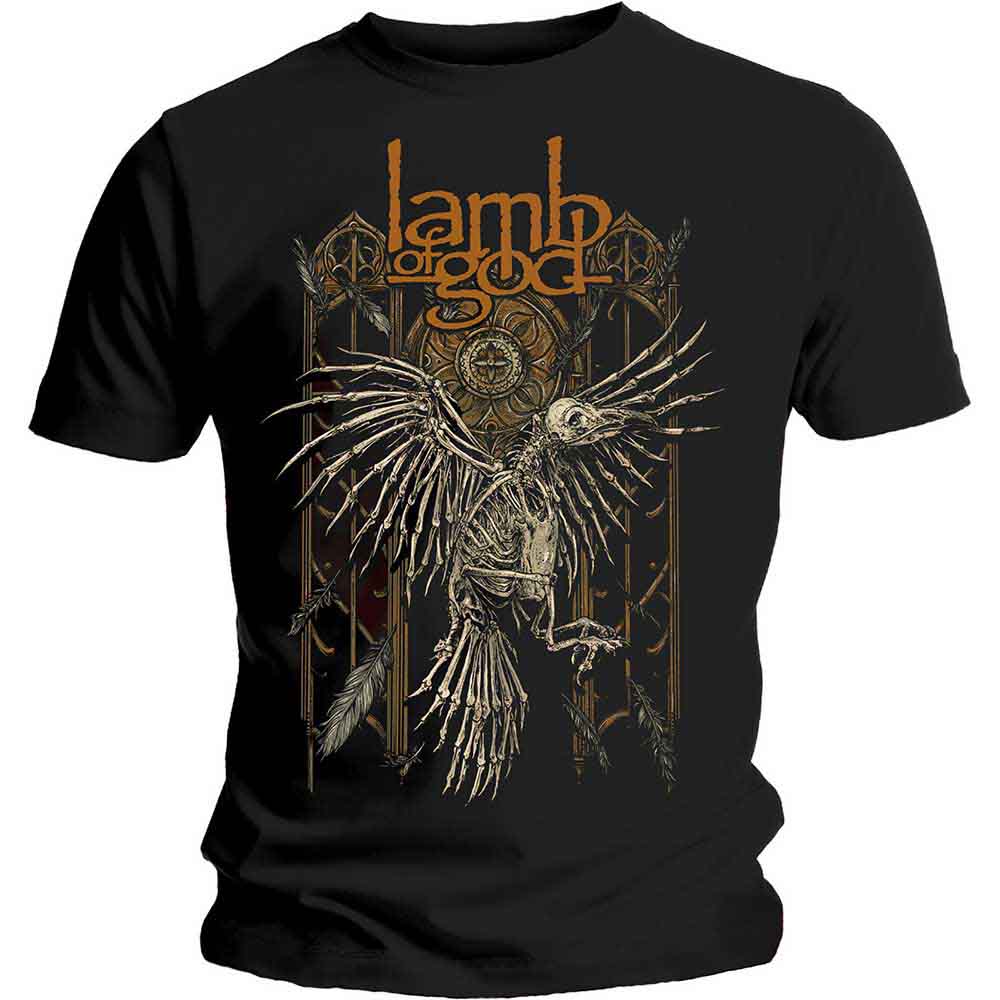 Lamb Of God Unisex T-Shirt: Crow (Black)