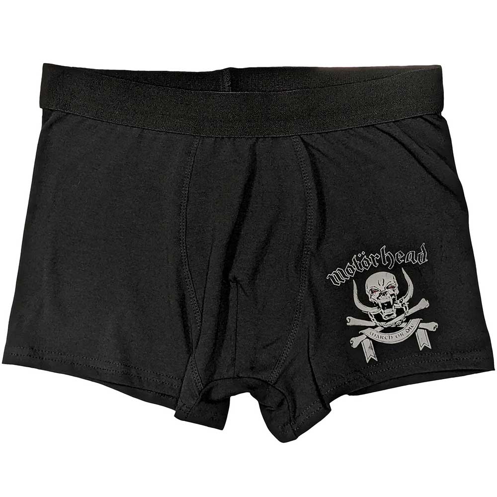 Motorhead Unisex Boxers: March or Die (Black)