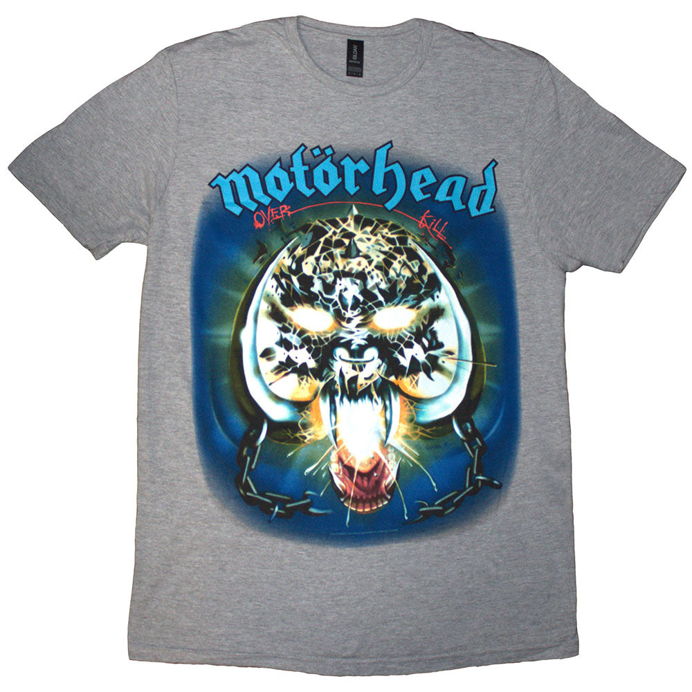 Motorhead Unisex T-Shirt: Overkill (Grey)