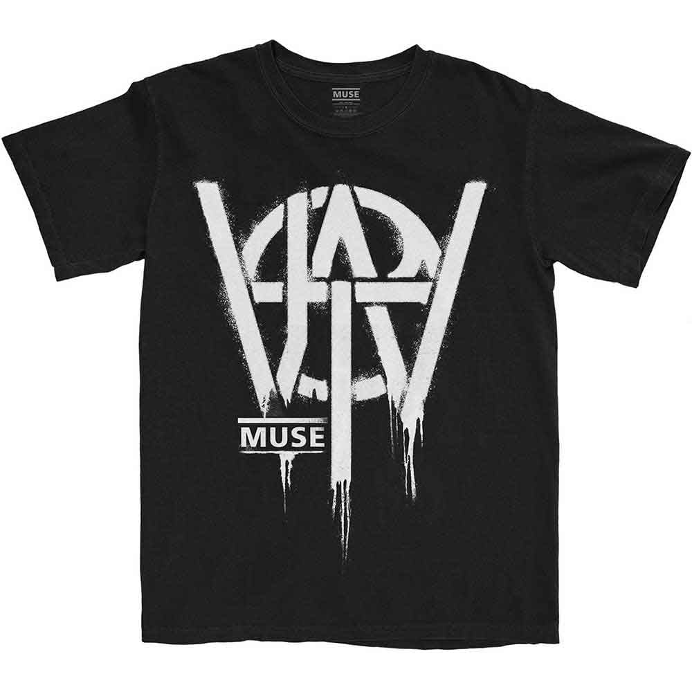 Muse Unisex T-Shirt: Will of the People Stencil (Black)