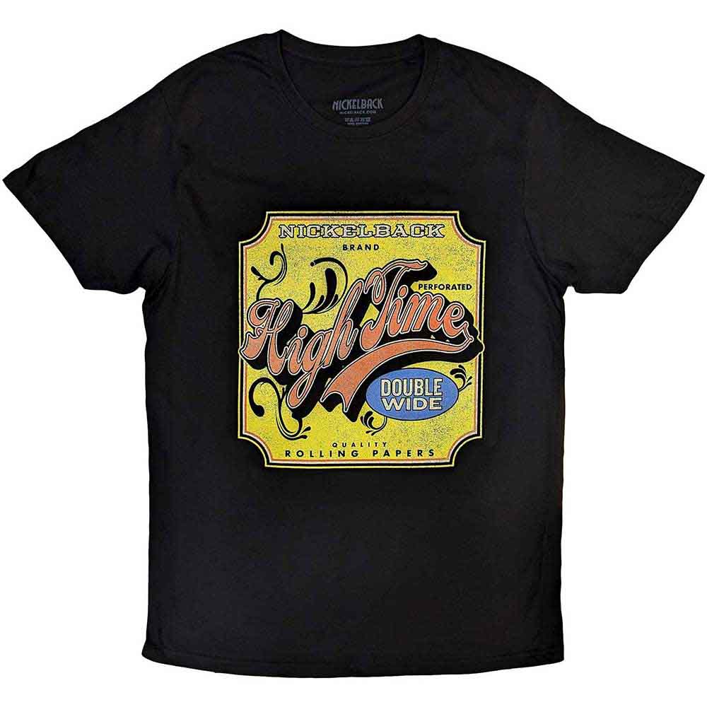 Nickelback Unisex T-Shirt: High Time (Black)