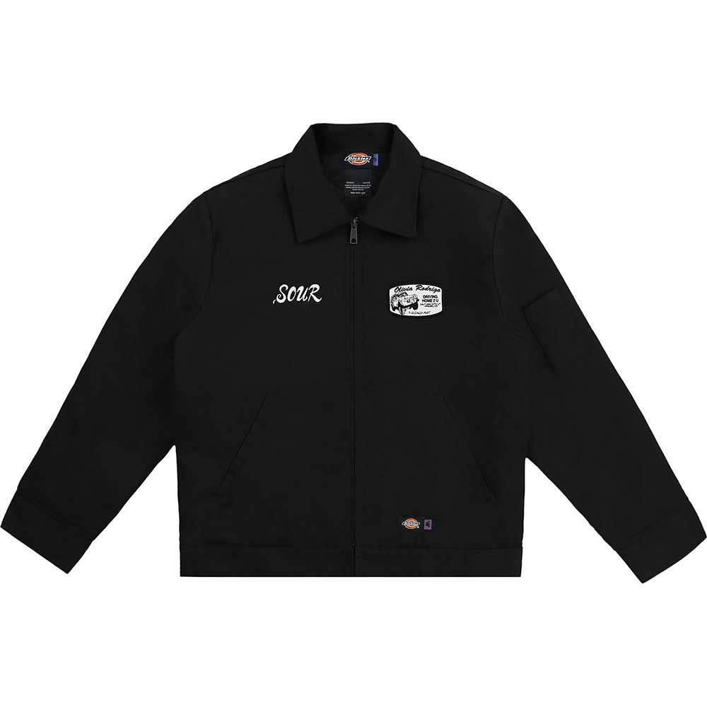 Olivia Rodrigo Unisex Zipped Jacket: Liv's... (Black) (Ex-Tour) (X-Large)