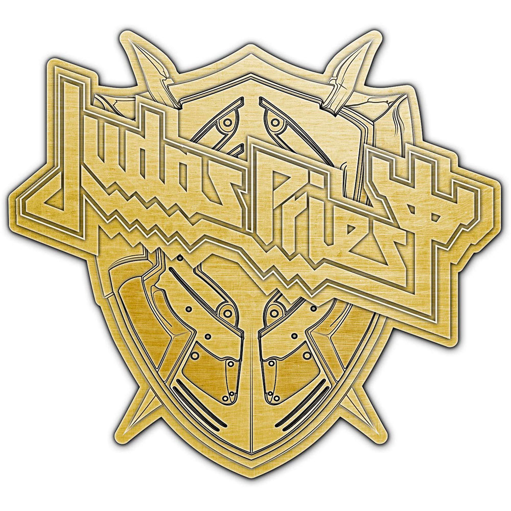 Judas Priest Pin Badge: Invincible Shield