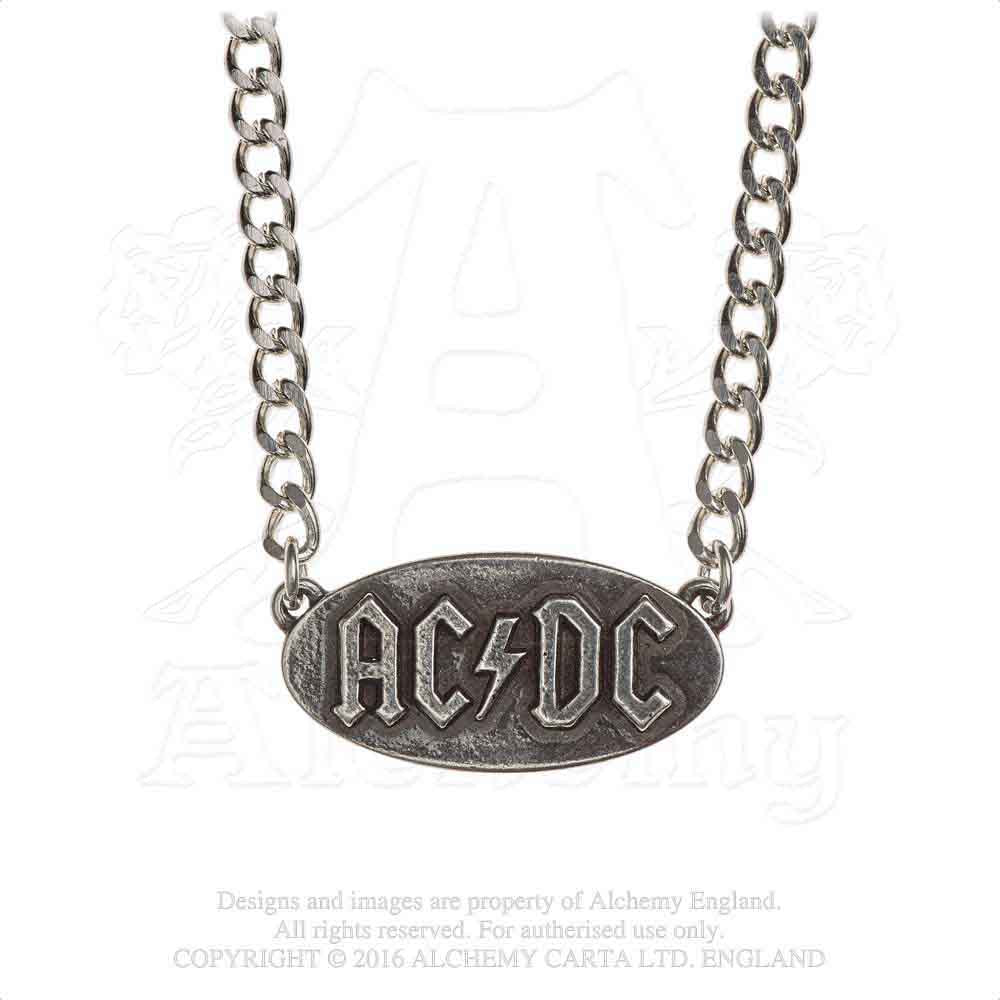 AC/DC Pendant: Logo Tag