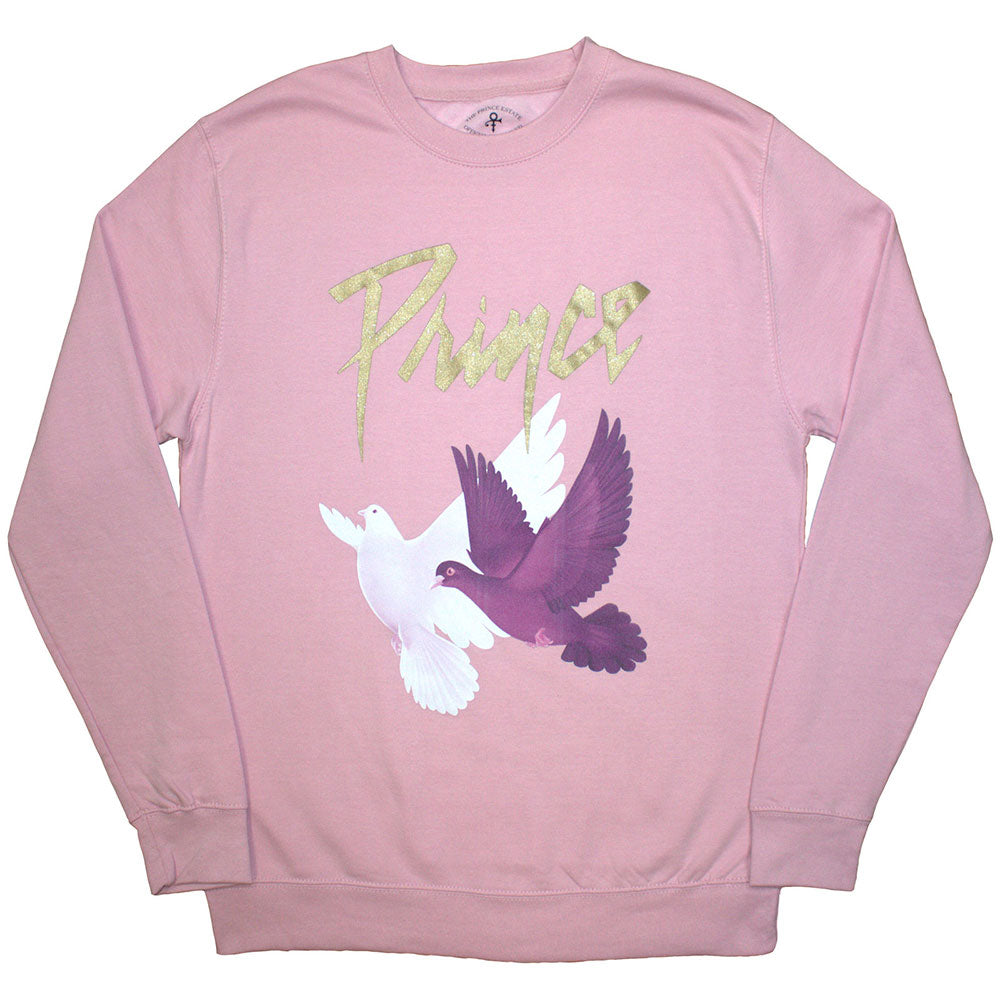 Prince Unisex Sweatshirt: Doves (Pink)