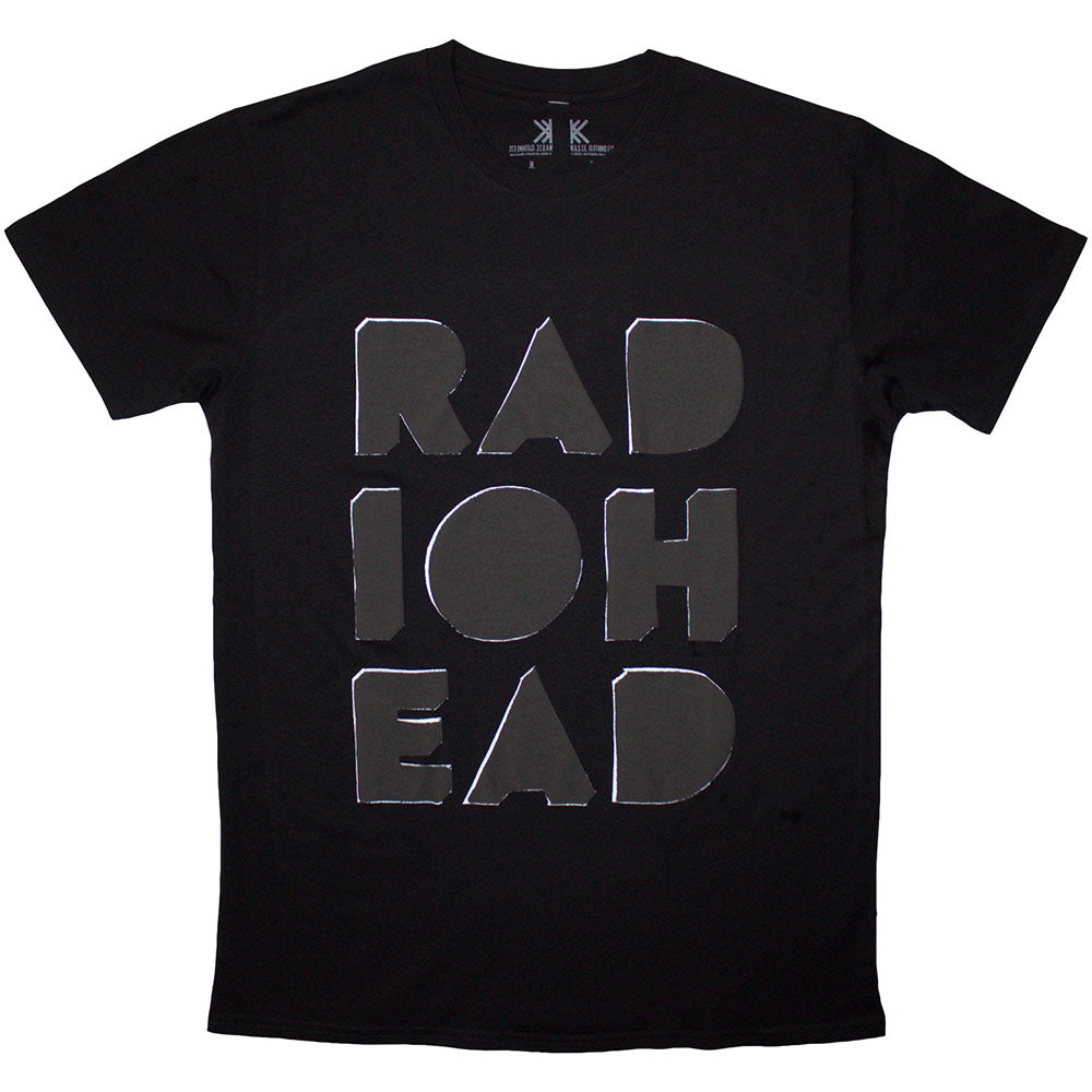 Radiohead Unisex T-Shirt: Note Pad (Black)