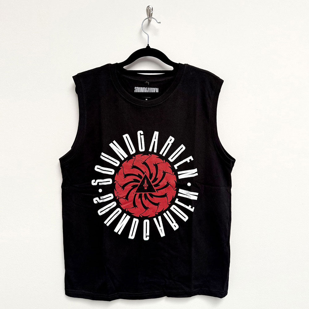 Soundgarden Unisex Tank T-Shirt: Circle Logo (Black)