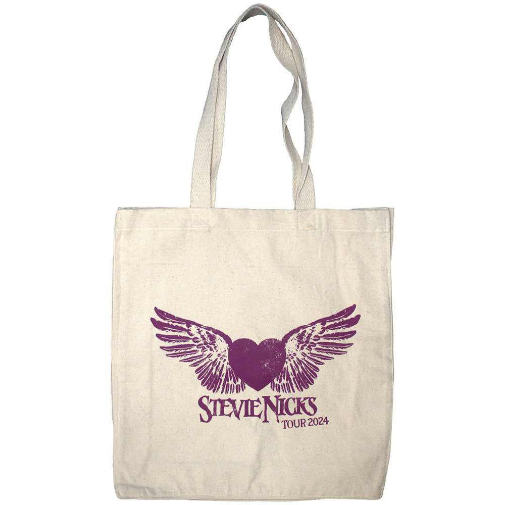 Stevie Nicks Cotton Tote Bag: Tour '24 Logo (Natural) (Ex-Tour)
